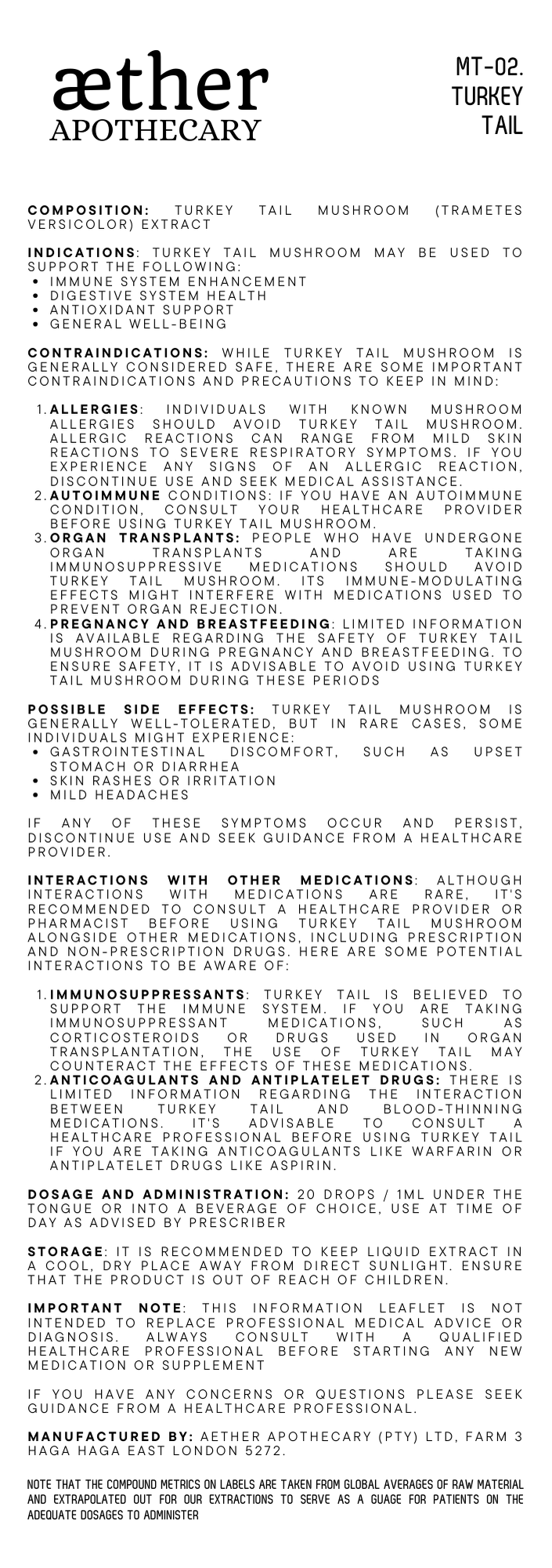 Turkey Tail Extract